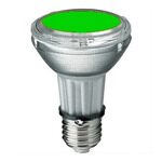 Лампа            HIT-PAR 20 35W  gr  E27 35W 95V 0,5 A   8000cd  6000h   u360  зеленая BLV